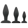 EasyToys Anal Collection Kit de 3 plugs silicone Rocket Noirs